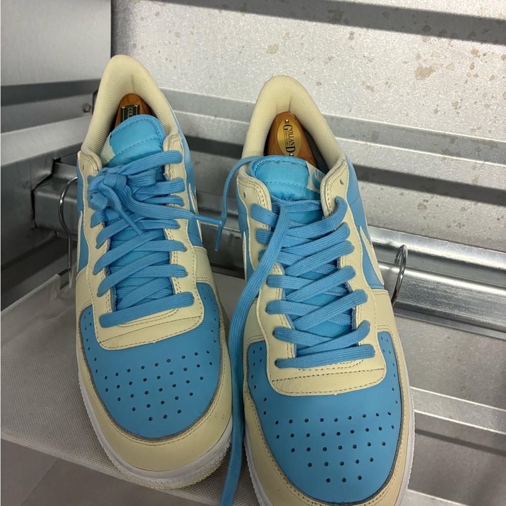 Nike Blue and Cream Athletic Shoes